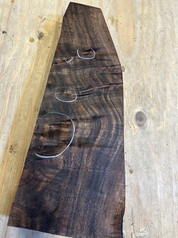 Highly Figured Curly Claro walnut Rifle/ Shotgun blank (9) 