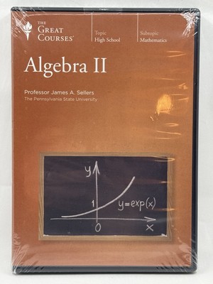ALGEBRA II by James A. Sellers (DVD, 6-Disc) The Great Courses, NEW & SEALED