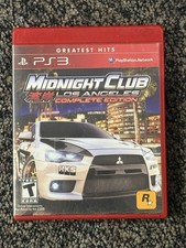 Midnight Club: Los Angeles Complete Edition PS3 Sony PlayStation 3 2009 CIB