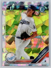 2019 BOWMAN DRAFT SAPPHIRE EDITION #BDC-132 JIMMY LEWIS LOS ANGELES DODGERS