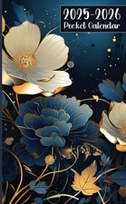 Pocket Calendar 2025-2026: Small Size Two Year Monthly Planner for Purse