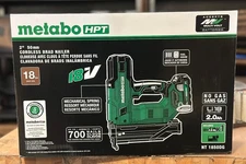NEW Metabo HPT (NT 1850DG) 18V 18 Gauge Cordless Lithium-Ion Brad Nailer Kit