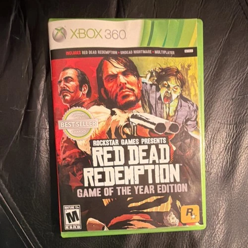 Rockstar Games Red Dead Redemption GOTY Xbox 360 Manual Multiplayer Undead Nigh…