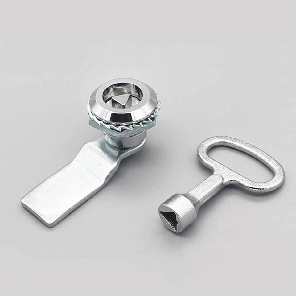 Gas Meter Cam Lock & Key Gas Electric Meter Door Cabinet Box Latch ...