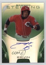 2013 Bowman Sterling Prospect Green Refractor /125 Phil Ervin #BSAP-PE Auto 0d4