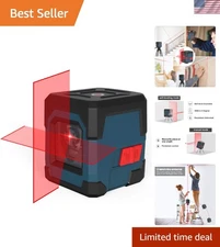 Red Laser Level with Cross Lines and 360 Degree Rotation