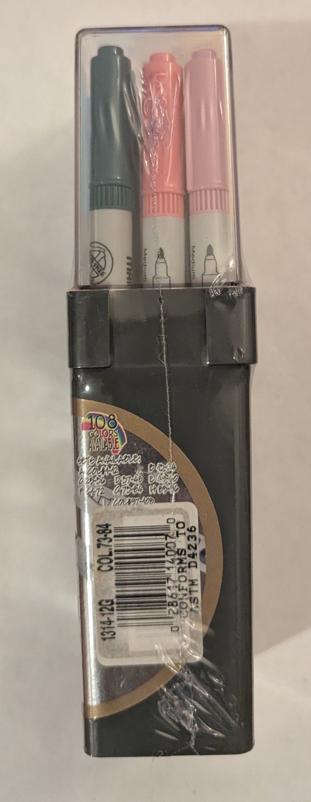 Uchida 1314-12G Artwin Double-Ended Bullet-Tip Markers, Colors 73-84, Set of 12