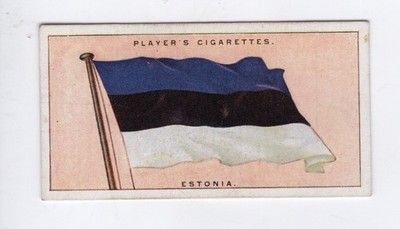 John Player. Flags of the League of Nations  1936 #17 Estonia