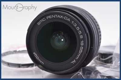 【EXC+++】 PENTAX SMC PENTAX-DA 18-55mm F3.5-5.6 AL w/cap&Filter #am2224