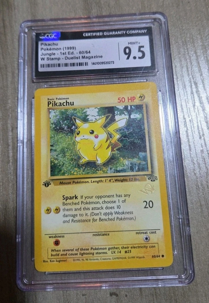 Preços baixos em Pikachu Pokémon TCG Autenticador Esportivo