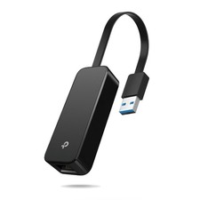 TP-Link USB to Ethernet 2.8 x 1.0 x 0.6 in. 71 x 26 x 16.2 mm , black