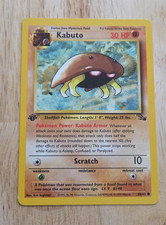 Carta Pokemon Fossil KABUTO 1999 1° Edizione 50/62