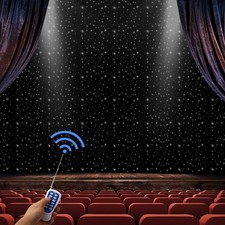 LED Stage Star Sky Background, Stage Background Curtain Set, LED Stage Backdrop 