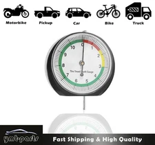 Dial Type Tire Tread Gauge Auto Measurement Tool Depth Gauge 0-11mm Easy Reading