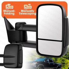 Pair Power Led Signal Tow Mirrors For 88-98 Chevy Gmc Ck 1500 2500 3500 Truck