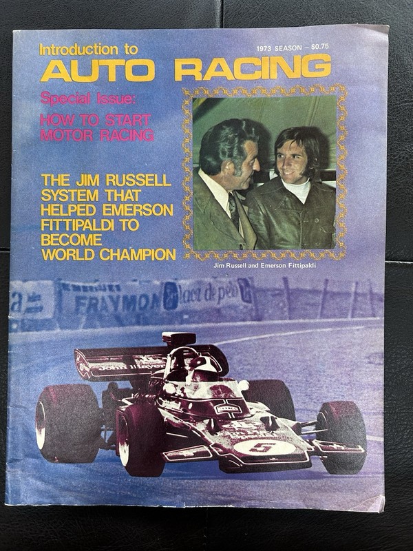 VTG. Auto Racing Magazine Special Issue 1973 Season Emerson Fittipaldi Feature