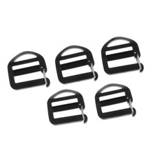 5x Ladder Lock Slider Backpack Straps Fastener for Clothing Belts 20mm for 20mm