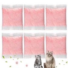 6 Pack Cat Litter Odor Eliminator Refills - with Whisker OdorTrap Pod, for Li...