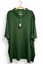 NWT Jos A Bank 100 Cotton Traditional Fit Comfort Stretch Forest Green Polo 4X