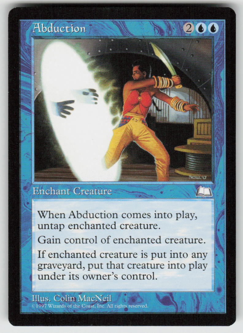 Abduction Uncommon Weatherlight 30 MTG Near Mint