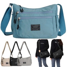 Womens Waterproof Messenger Cross Body Ladies Handbag Shoulder Bag Large Purse