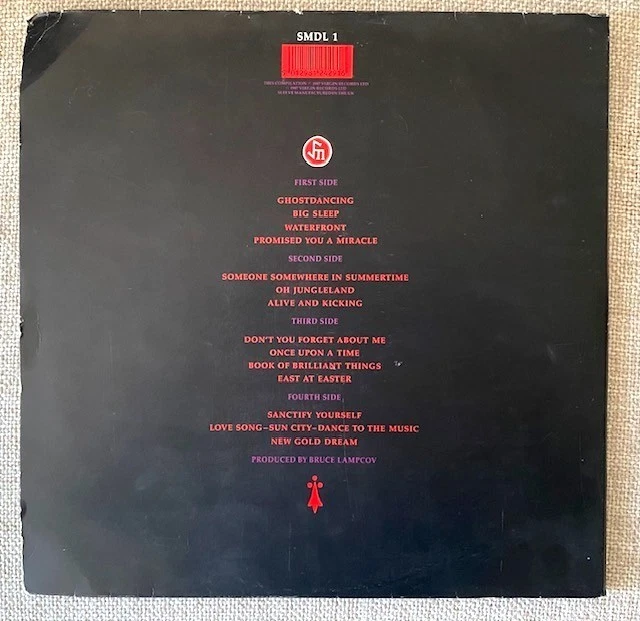Simple Minds 'LIVE IN THE CITY OF LIGHT' 2xLP (1987)  NM/VG - Image 2 of 4