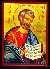 Holy Evangelist St. Saint Mark Marc Mark Icon Icons Icone Icono