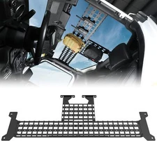 Steel Interior Roof Rack Molle Storage Panel For 2018-25 Jeep Wrangler JL Black