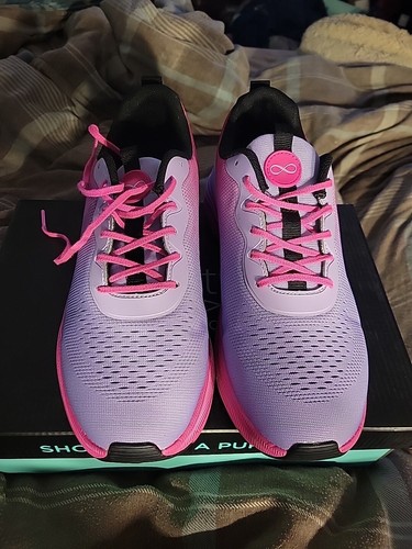 Cherokee INFINITY Infinite Lilac Electro Pink Nursing Shoes, Women's size 9.5