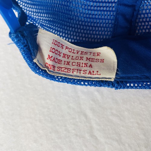 Vintage Mel Tillis Blue Trucker Hat Snapback Adjustable - Picture 6 of 8