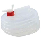 Rysons White 5L Collapsible Water Carrier Plastic Camping Container with Tap