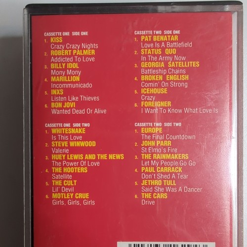 Rock The Nation 24 Rock Hits Double Music Cassette Chart Show ZDD2 Dover Records - 第 5/24 張圖片