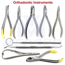 Orthodontic Braces Wire Bending Pliers Ligature Wire Cutter Dental Groove Tools