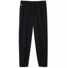 LACOSTE MENS BLACK DIAMOND TRACKSUIT BOTTOMS/PANTS FR7/8 2XL/3XL RRP- £100