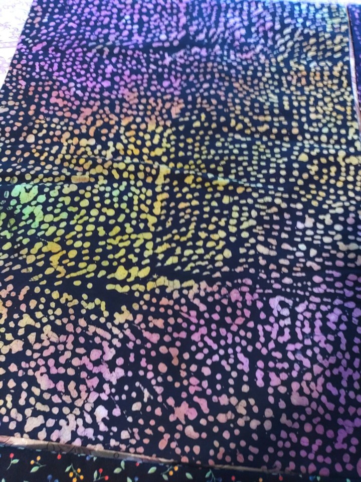 4 Placemats Reversable 18x 14 Retro Black&White Floral Polka Dots