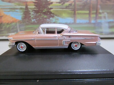 NEW RELEASE OXFORD DIECAST 1958 CHEVY Impala Sport Coupe Cay Coral