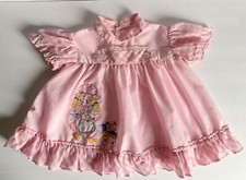 Vintage Baby Girl Dress No Tag No Sz. Beaut. Embroidery see descr. for measurm.