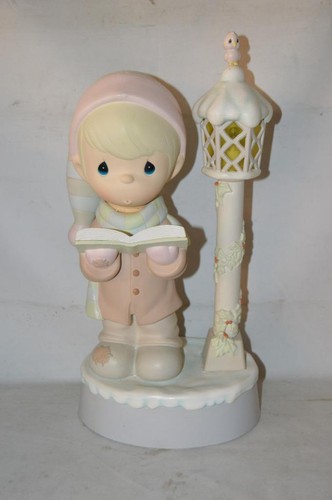 precious moments caroler o come all ye faithful light 16 