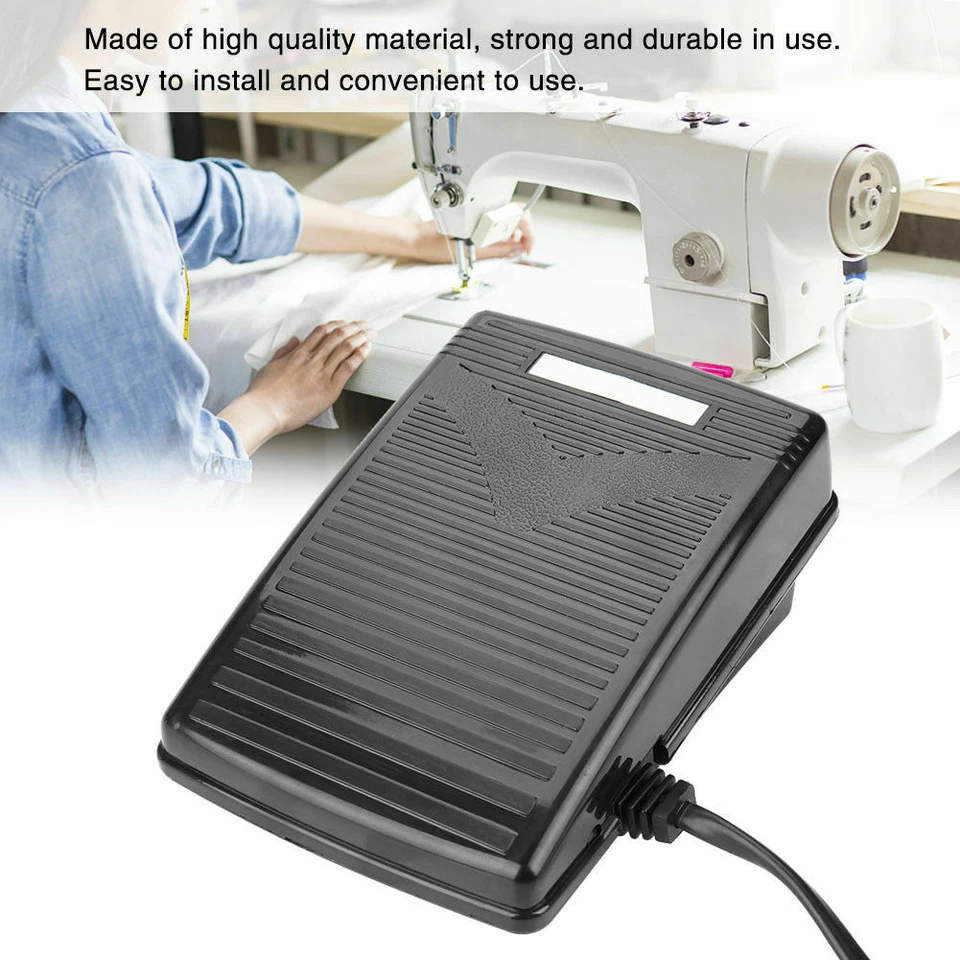 110V /220V Sewing Machine Tool Prong Foot Controller Pedal Fits acme JH653 JH350 - Image 2 of 4