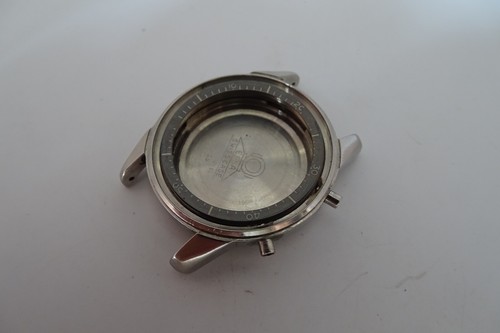 Enicar Sherpa Super Divette Case and Inner Bezel Stainless Steel Vintage 1960's