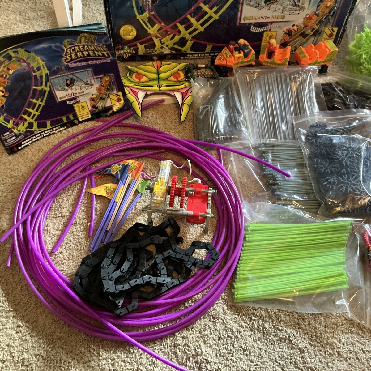 K'NEX 63153 Screamin' Serpent Roller Coaster for sale online