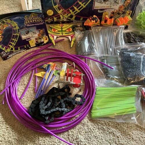 K'NEX 63153 Screamin' Serpent Roller Coaster 2001 Complete 100% With Manual. - Picture 2 of 7