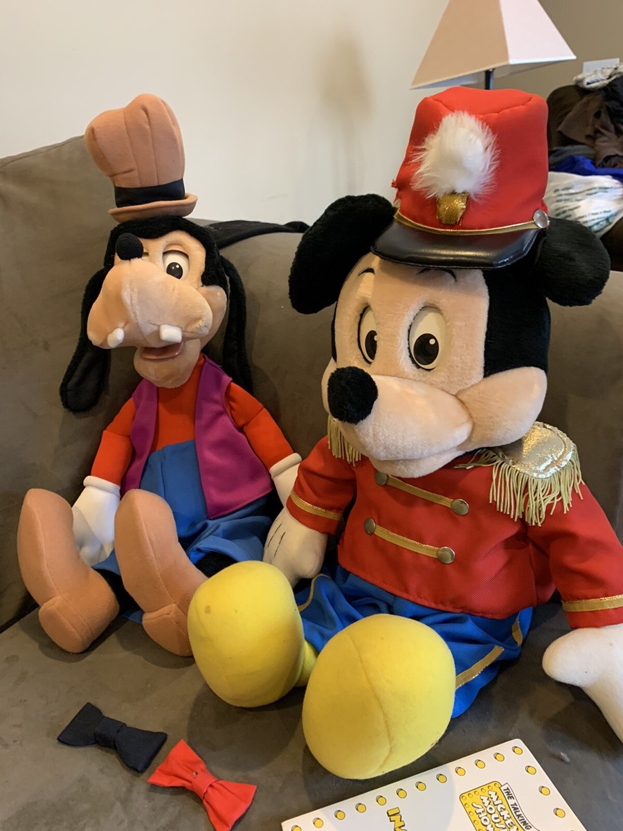 ぬいぐるみ Old Mickey mouth music box doll Vintage Mickey Mouse Plush Doll with Music Box Vintage