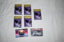 8mm High Grade Camcorder Cassettes Lot of 7