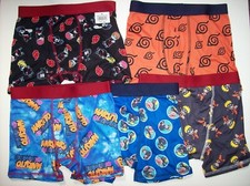 Naruto Underwear Boys 5 Boxer Brief Medium 8 New