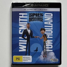 Spies in Disguise (4K Ultra HD + Blu-ray) Region Free Will Smith Tom Holland