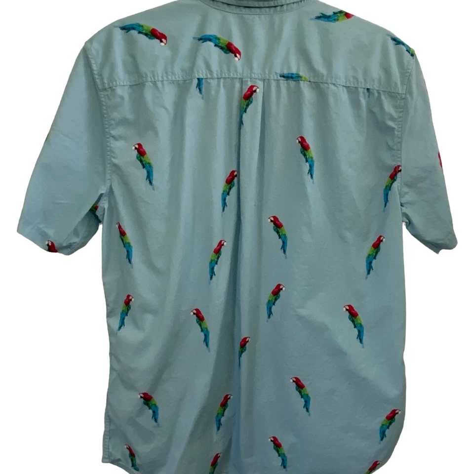 Camisa informal con botones PacSun para hombre S/S con bolsillo frontal talla grande multicolor Foto 3 de 4