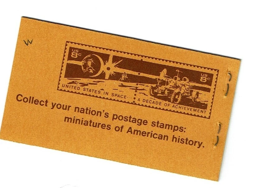 1972 U.S. 8c Eisenhower INTACT BOOKLET PANE 25 x 8c   Sc#1395  M/NH/OG Pristine - Image 3 of 3