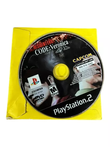 Sony PlayStation 2 PS2 Disc Only TESTED Resident Evil CODE: Veronica X BL