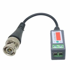 2pcs/1pair CCTV Camera Passive Video Balun BNC Connector UTP CAT5 Coaxial Cable